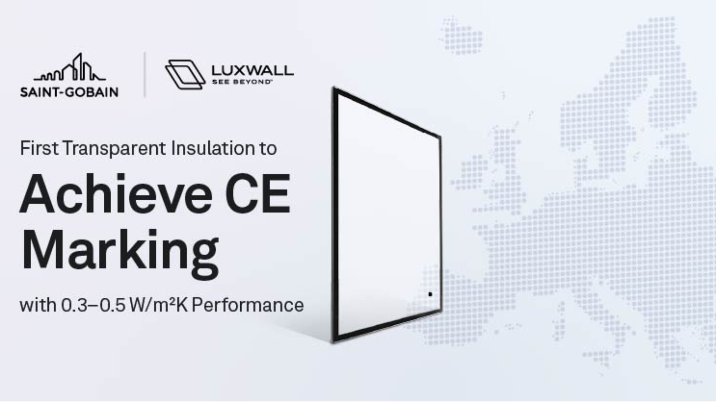 INSIO® Becomes the First Tempered Vacuum Glazing with 0.3–0.5 W/m²K Insulation to Earn CE Marking