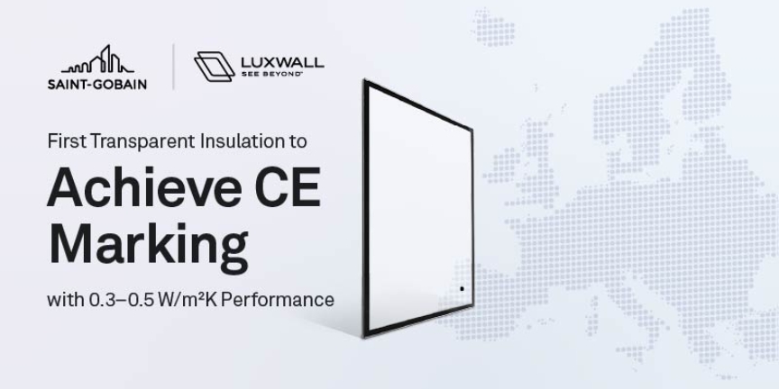 INSIO® Becomes the First Tempered Vacuum Glazing with 0.3–0.5 W/m²K Insulation to Earn CE Marking